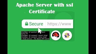 how to configure https server in centos 7  redhat 7 ssl tls certificate [upl. by Nivert]