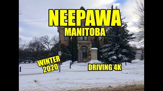 Neepawa Manitoba Canada  Driving 4K [upl. by Ahsas734]