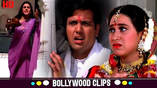 दोनों बीवी के बीच में फसे गोविंदा  Govinda Tabu Karisma Kapoor  Saajan Chale Sasural Scene [upl. by Lars844]