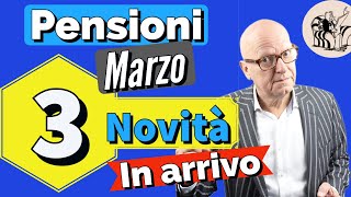 🟢 PENSIONI MARZO 👉 3 IMPORTANTI NOVITÀ CAMBIAMENTI in ARRIVO con questo pagamento❗️ ✅ [upl. by Caughey]