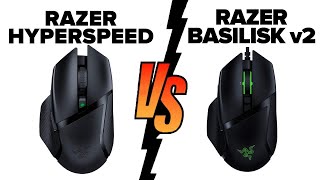 Razer Basilisk V2 vs Razer Basilisk X Hyperspeed  Which Mouse is Better [upl. by Lurline]