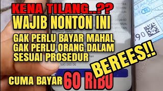 DI TILANG Begini Ngambilnya Cuma Bayar 60 Ribu  Lengkap Cara Bayar Tilang 2020 Slip Biru [upl. by Zerelda]