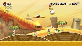 LayerCake Desert6 Blooming LakitusNew Super Mario Bros Wii U [upl. by Nueovas344]