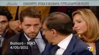 Congiuntivi storia e geografia Tutte le gaffe dei politici [upl. by Namqul]