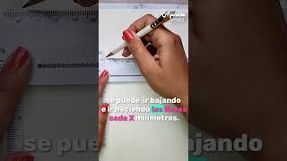 📏 REGLA para PAUTAS de CALIGRAFÍA stationery papeleria dibujotécnico [upl. by Aiva]