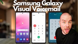 Samsung Galaxy Visual Voicemail How to Setup and Use [upl. by Eram378]