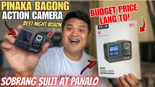 PINAKA MURANG ACTION CAMERA  Katapat at TATALO sa iBang BRAND  PANG VLOGGING amp MOTOVLOG [upl. by Annahsat]