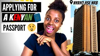 How to ApplyRenew for a Passport in Kenya on ECitizen Step by Step  Expectations at NYAYO HOUSE [upl. by Ria]