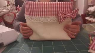 🎁🧵✂️ strepitoso Cestino in juta country  facilissimo Tutorial passo passo da fare in pochi minuti [upl. by Free]