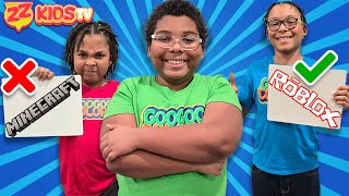 Who Knows Goo Goo Gaga Better ZZ Kid or Gaga Baby  ZZ Kids TV Game Show [upl. by Lovett593]