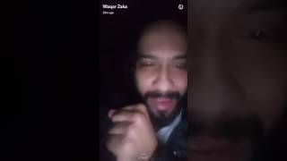 Waqar Zaka fight Junaid Khan beating Deleted public snap [upl. by Sanfourd262]