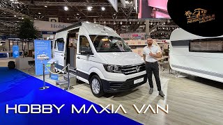 Hobby Maxia Van Modell 2023Innenstehhöhe von 205mDer Neue Van bei Hobby auf VW Crafter Basis [upl. by Corty]