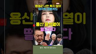 나만 죽지 않아 명태균이 갖고 있는 최종 히든카드는 이것 [upl. by Naujaj]