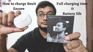 How to charge boult encore tws earbuds  boult encore charging time amp battery life ⚡ [upl. by Mailliw]