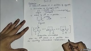 Electrophilic Substitution Reaction of Pyrrole amp Its mechanism  Organic Chemistry BSc [upl. by Luhe930]