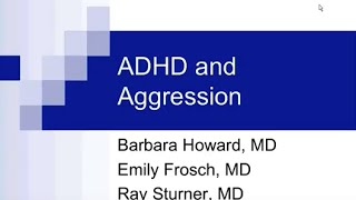 ADHD and Aggression [upl. by Tomaso]