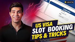 US Visa Slot Booking Tips amp Tricks New US Visa Portal [upl. by Quickel]