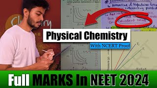 BEST Strategy To Score 60 OUT Of 60 In Physical Chemistry In NEET 2024 ❤️ [upl. by Ley]