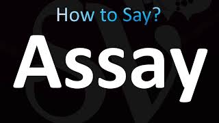 How to Pronounce Assay CORRECTLY [upl. by Lorelei]