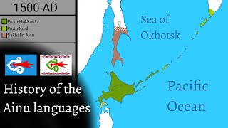 History of the Ainu languages Timeline [upl. by Yllom]