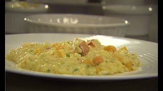 Gordon Ramsay Hells Kitchens Butternut Squash Lobster Risotto Recipe [upl. by Oringa]