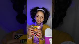 ASMR School Supplies 📒🖌️💙  asmr asmrsounds asmrbymarissasofia asmrcommunity asmrespañol [upl. by Acireh382]