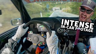 Ken Block Raw Onboard Footage Blistering Fast Tarmac Stage Rally Legend  S7 [upl. by Aleahc855]