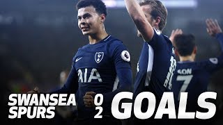 FERNANDO LLORENTE AND DELE ALLI GOALS  Swansea 02 Spurs [upl. by Bergh]