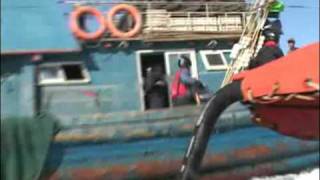 Violent Chinese Pirates Attack Korean Maritime Policemen 3 [upl. by Ioab]