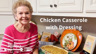 MeMes Recipes  Chicken Dressing Casserole [upl. by Forrester190]