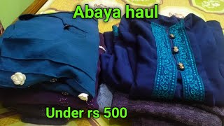 Affordable Abaya haul 🥰 starting 500rs best quality Abaya [upl. by Eidson]