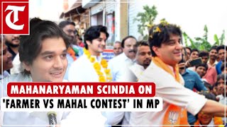 ‘Farmer vs Mahal contest’ in MP debate Jyotiraditya Scindias son gives befitting reply [upl. by Nnylacissej66]