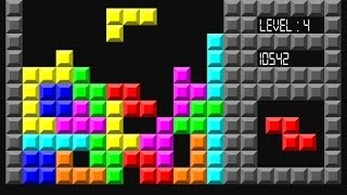 Tetris The Classic Online Flash Game Levels 19  Arcade Games [upl. by Dian500]