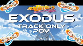 Thorpe Park Resort  New Roller Coaster PROJECT EXODUS  POV  Track Only  NL2 [upl. by Onaicram]