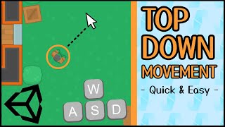 TOP DOWN MOVEMENT with Unitys New Input System  Tutorial [upl. by Kinom]