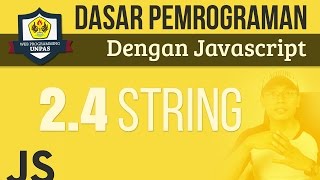 TIPE DATA PADA JAVASCRIPT  STRING [upl. by Aggarwal]