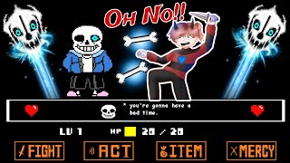 BEATING SANS The ULTIMATE Undertale Fight [upl. by Aspasia]