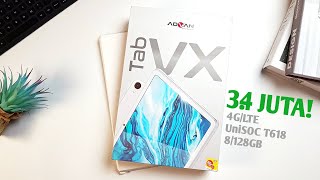 GOKIL SPEKnya UDAH 4G JUGA  Unboxing Advan Tab VX [upl. by Aynat]