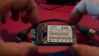 USB 30 para mSATA [upl. by Winter751]