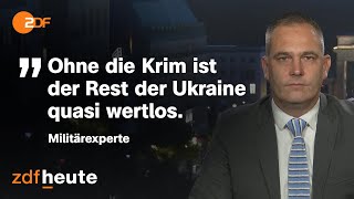 So ist die Lage an der Front Militärexperte zu Russlands Krieg gegen die Ukraine  ZDFheute live [upl. by Idzik557]