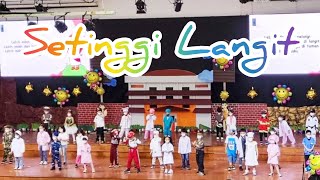 Kindergarten End Year Celebration  Setinggi Langit Lirik Lagu Gerakan TKK Penabur [upl. by Althee]