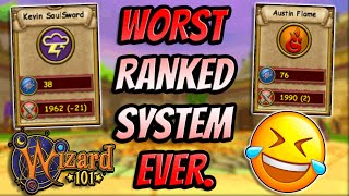 The WORST Ranked System in Gaming History [upl. by Ynittirb]