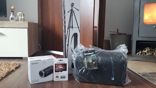 Unboxing  Kamera Sony HDRCX450  Test [upl. by Aramad35]