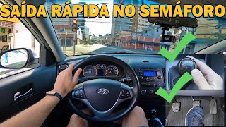 APRENDA A SAIR RÁPIDO COM O CARRO NO SEMÁFORO PASSO A PASSO [upl. by Ferri]