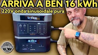 16 kWh di indipendenza energetica per oltre 10 anni nuova power station 220V OUKITEL BP2000 B2000 [upl. by Naraa781]