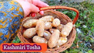 New Year Spacial Recipe  Kashmiri Tosha  Authentic kashmiri sweet Recipe How to make tosha [upl. by Elmore840]