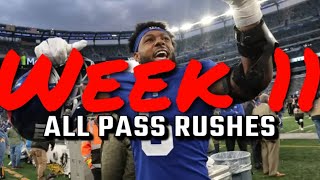 Kayvon Thibodeaux Week 11 All Pass Rushes [upl. by Ynohtona]