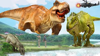 New Action Dinosaur Full Movie 2024  Trex Chase  Jurassic Park 24  Dinosaur [upl. by Phylys]