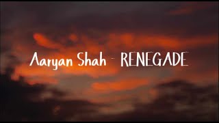 Aaryan Shah  Renegade sped up Lyrics🤎 [upl. by Jo-Anne205]