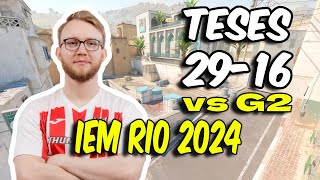 CS2 POV  HEROIC TeSeS 2916 vs G2 Dust2  IEM Rio 2024 [upl. by Fritz484]